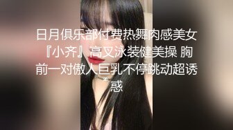 日月俱乐部付费热舞肉感美女『小齐』高叉泳装健美操 胸前一对傲人巨乳不停跳动超诱惑