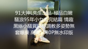 91大神L先生出品-極品白嫩騷浪95年小女友完結篇 情趣黑絲小騷貨終極調教多姿勢無套爆操 高清1080P無水印版