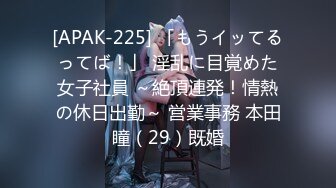 [APAK-225] 「もうイッてるってば！」 淫乱に目覚めた女子社員 ～絶頂連発！情熱の休日出勤～ 営業事務 本田瞳（29）既婚