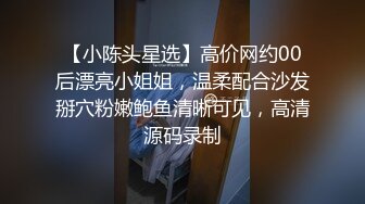 【小陈头星选】高价网约00后漂亮小姐姐，温柔配合沙发掰穴粉嫩鲍鱼清晰可见，高清源码录制